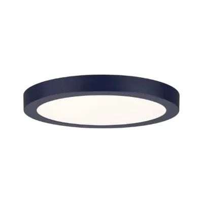 Abia Round LED Panel 300mm Warm White - Night Blue