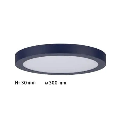 Abia Round LED Panel 300mm Warm White - Night Blue