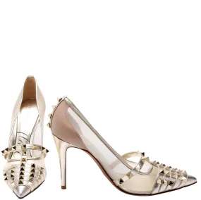Alcove Rockstud/Mesh Pumps Size 36