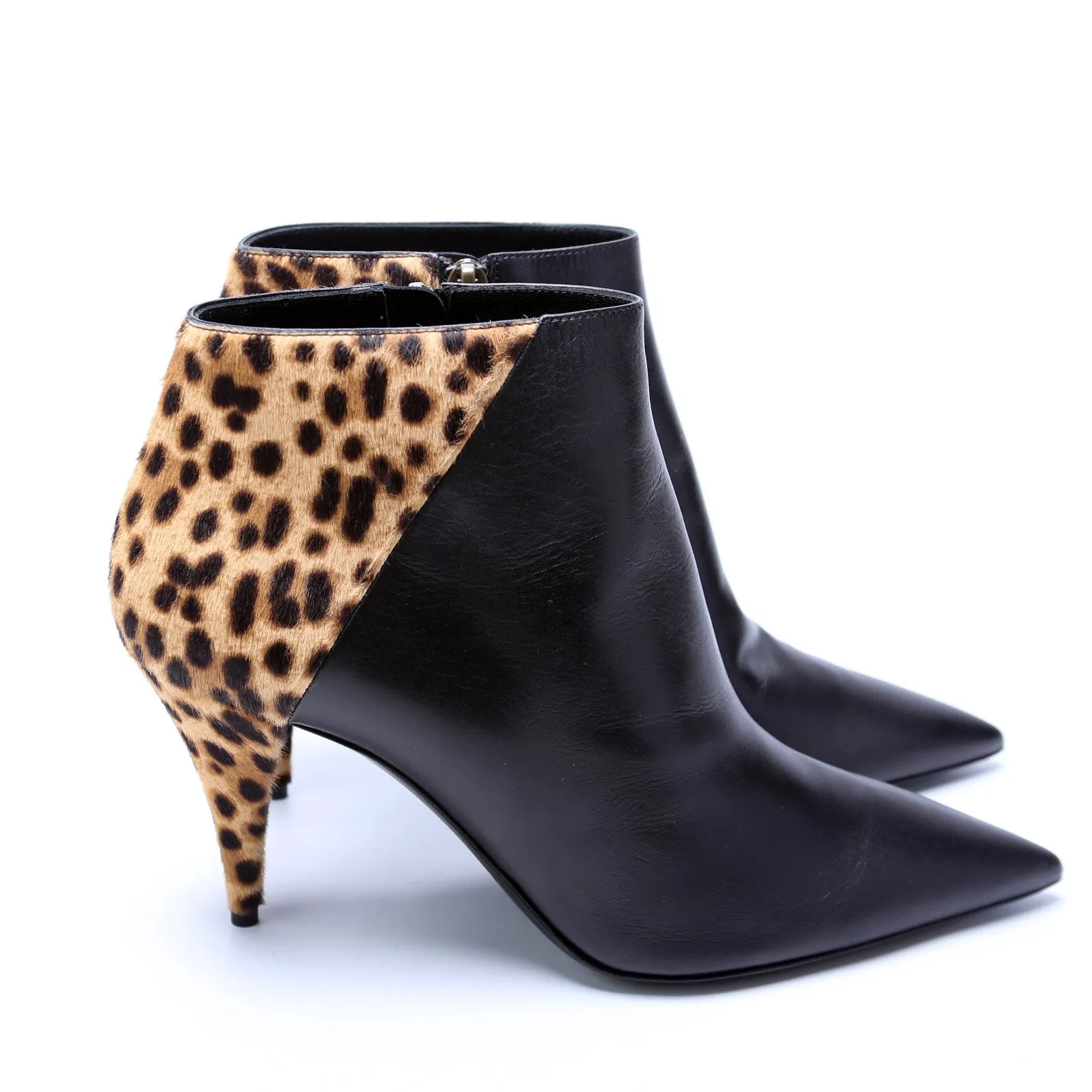 Ankle Booties Leather/Calfskin Size 38.5