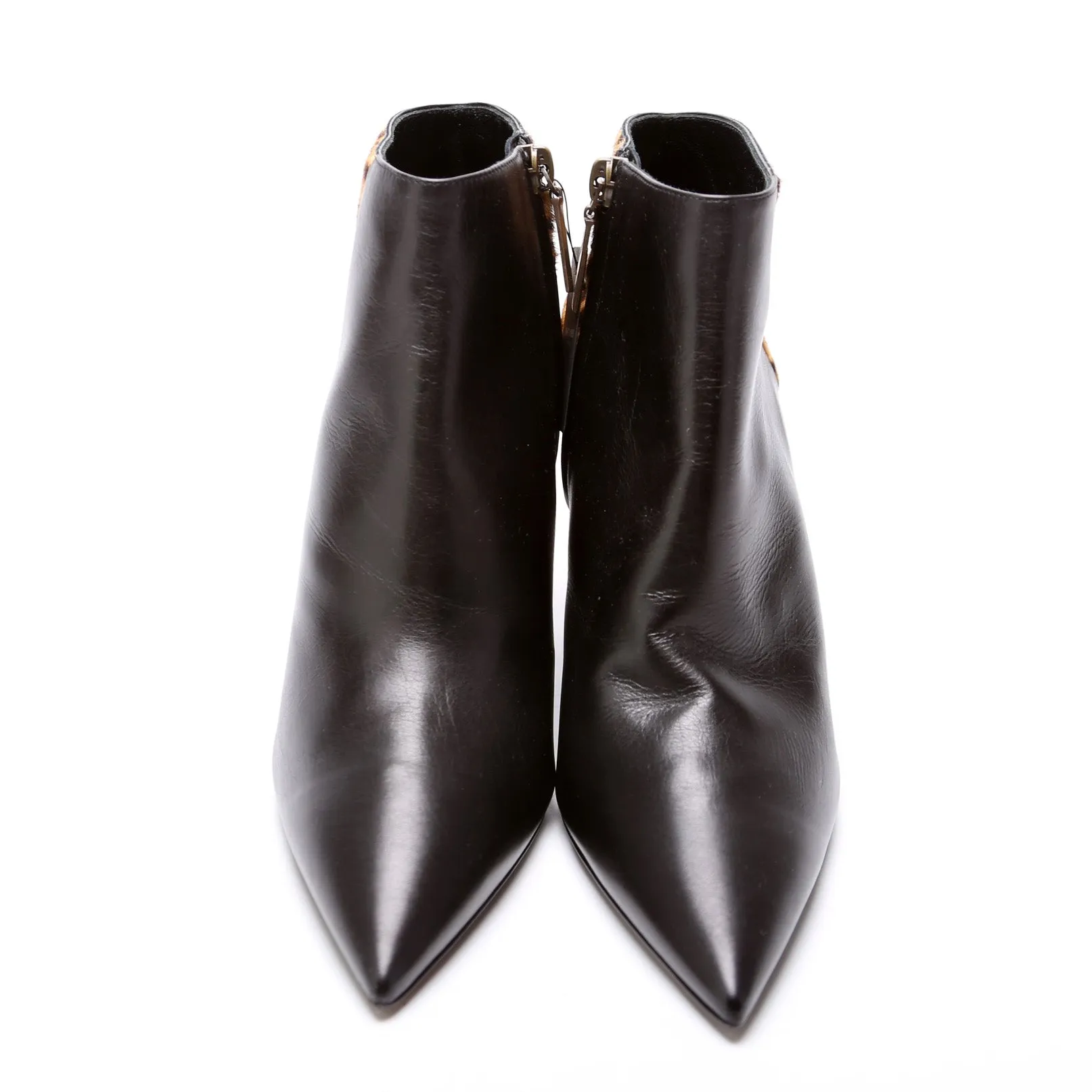 Ankle Booties Leather/Calfskin Size 38.5