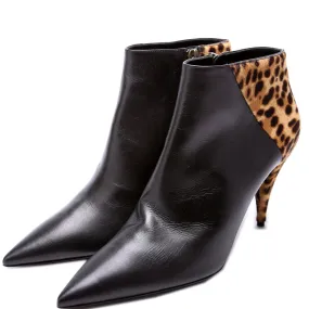 Ankle Booties Leather/Calfskin Size 38.5