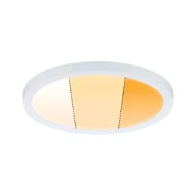 Areo VariFit Round LED Recessed Panel 230mm 3 Step Dim To Warm - White