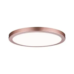Atria Round LED Panel 300mm Neutral White - Rosé gold
