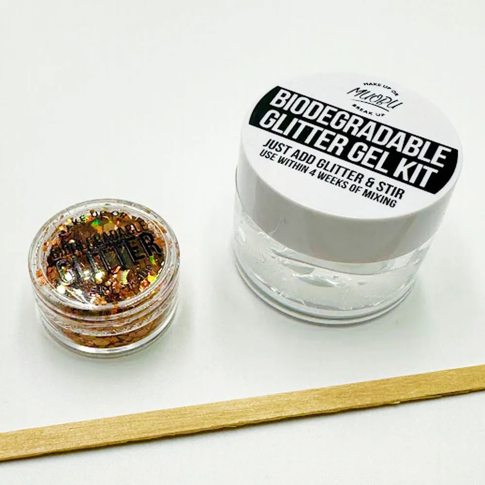 Biodegradable Glitter Gel - Holographic Copper (Chunky Mix BioPennies)