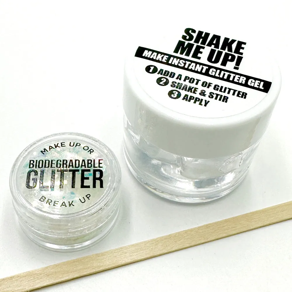 Biodegradable Glitter Gel - Iridescent Rose Gold (Chunky Mix)