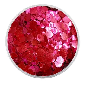 Biodegradable Metallic Blush Red Glitter - Festival Glitter Mix (BioBlush)