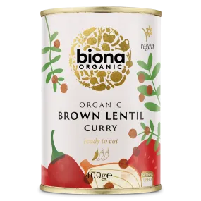 Biona Organic Brown Lentil Curry 400g