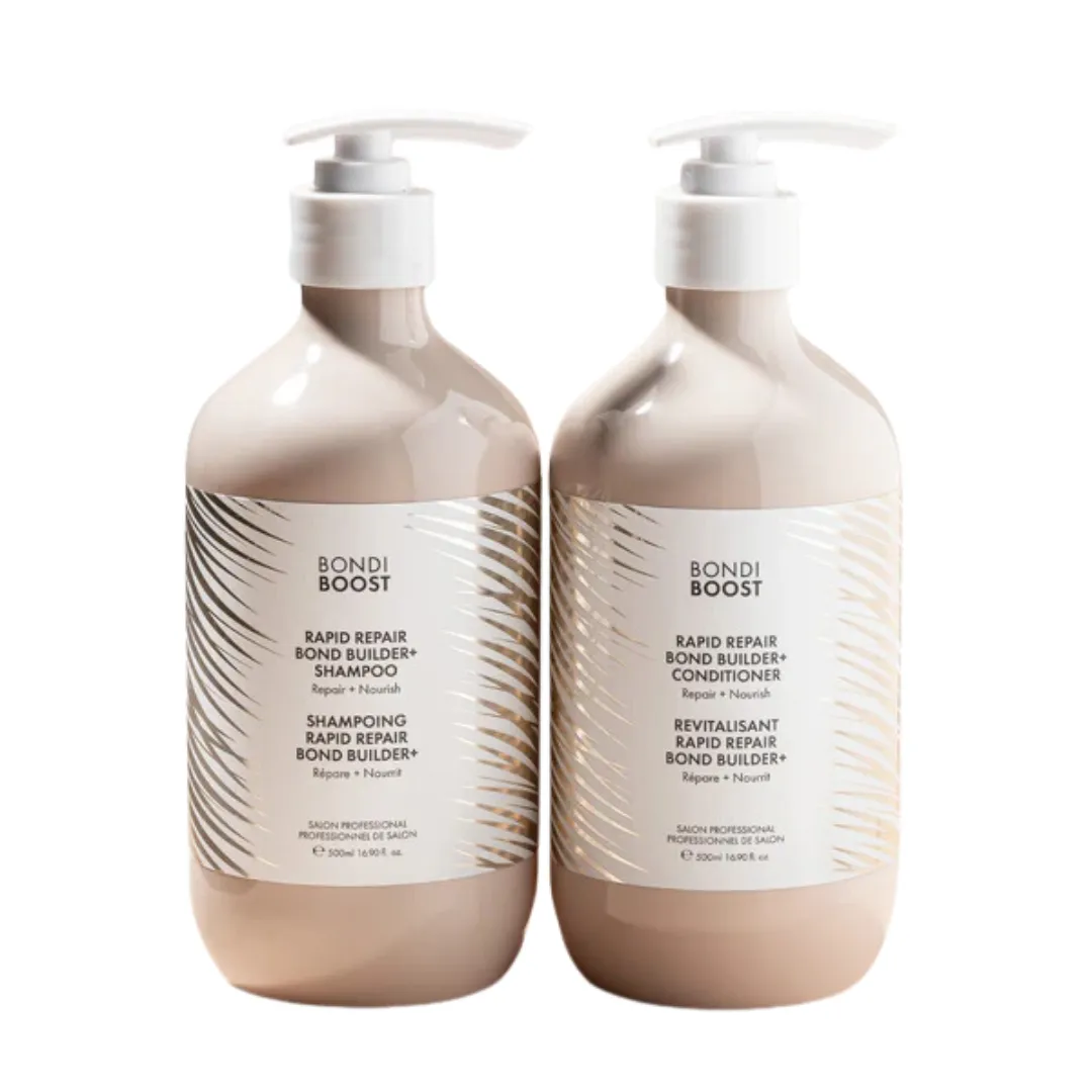 BondiBoost Rapid Repair Bond Builder  Shampoo & Conditioner 500ml Duo