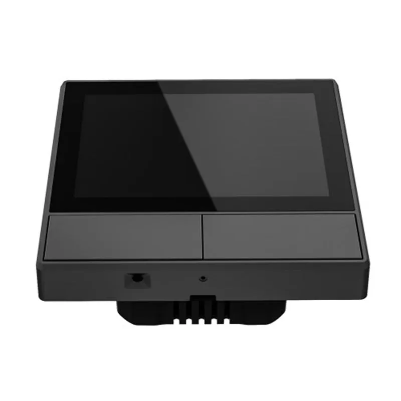 Central Thermostat HMI 2-Switch Panel, Touchscreen Control Smart Home