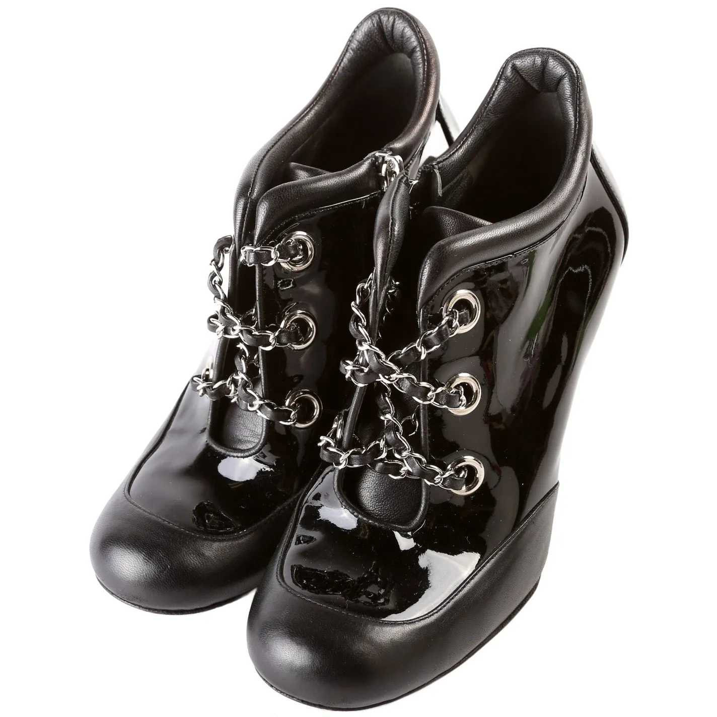 Chain Lace Booties Size 39