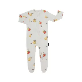 Footed Zipper Sleeper - Orchard