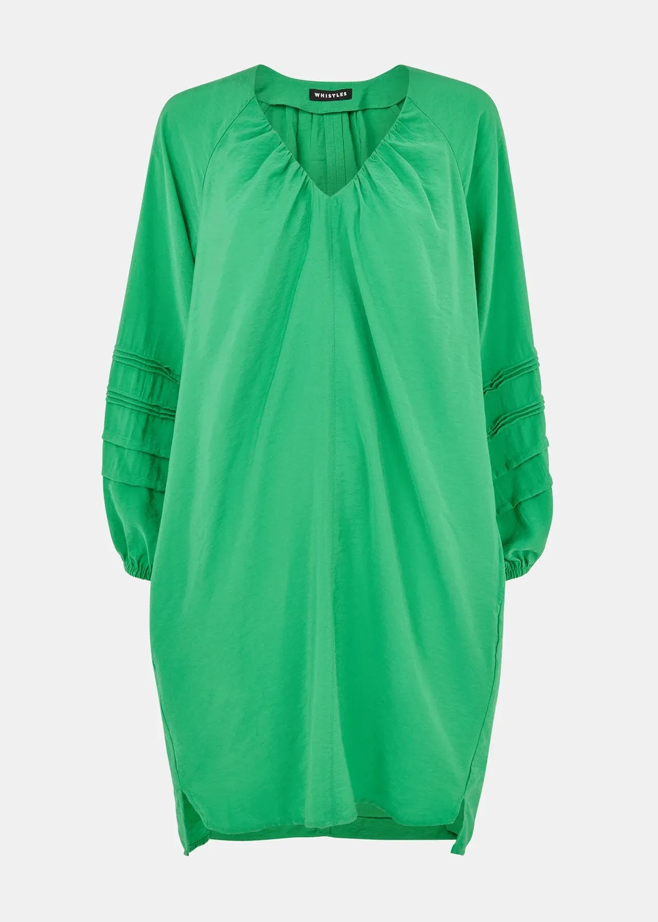 Grace V Neck Dress in Green
