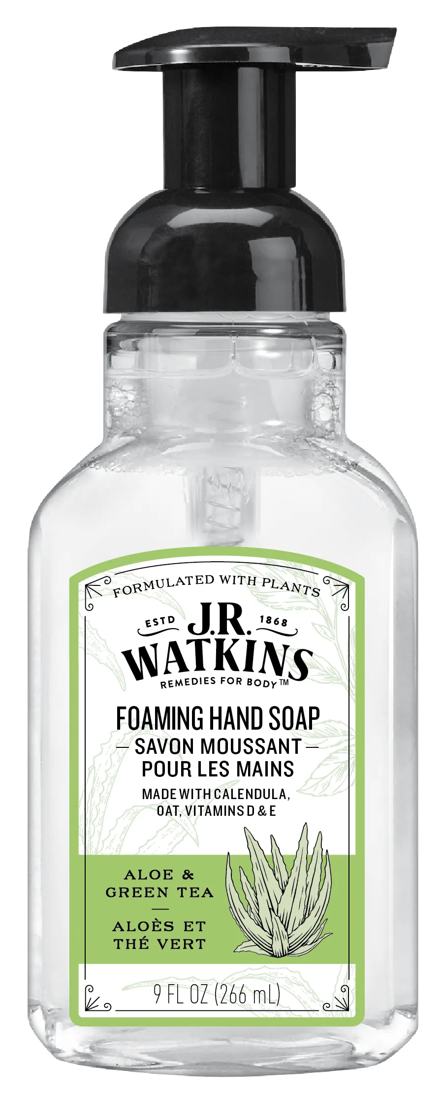 Hand Soap Foaming Aloe & Green Tea 9floz