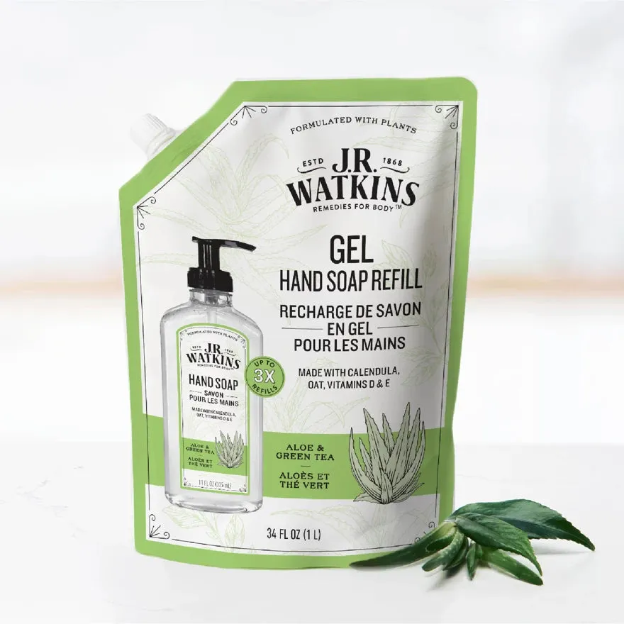 Hand Soap Gel Aloe & Green Tea 34floz Refill