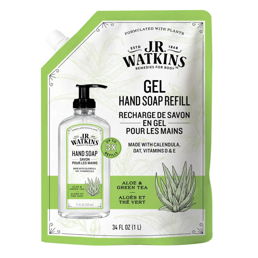 Hand Soap Gel Aloe & Green Tea 34floz Refill
