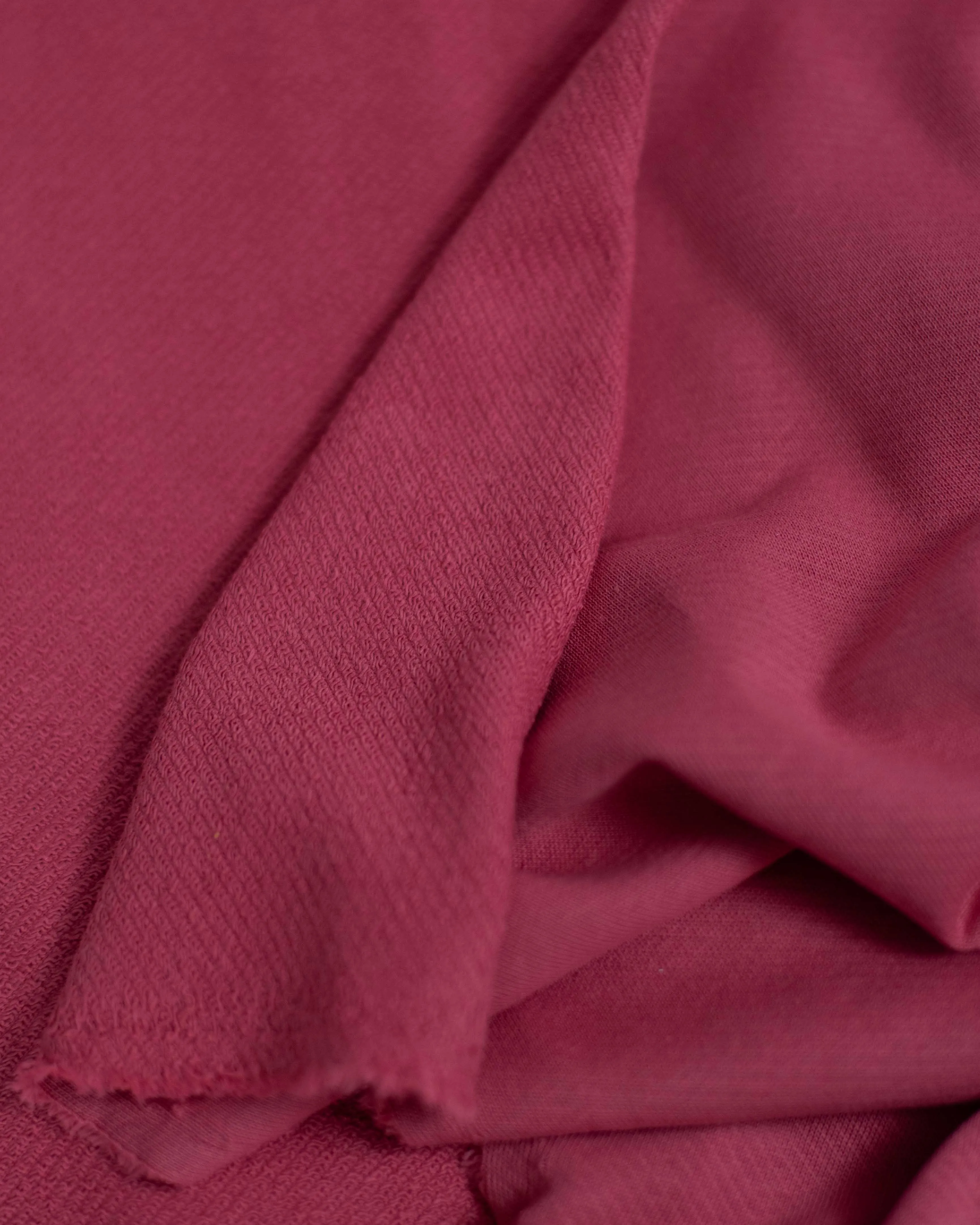 Hot Pink Cotton French Terry (extra wide)