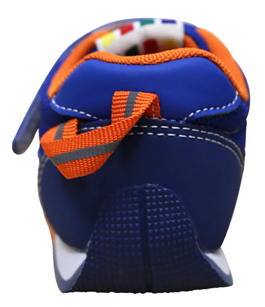 IFME Kid's Racer Velcro Lace Up Casual Sneakers