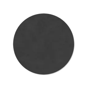 lind dna | table mat | circle medium | nupo black