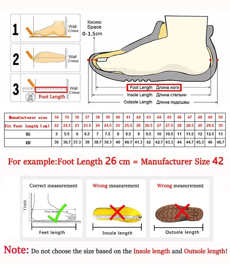 Men's Casual Rubber Sole Shoes