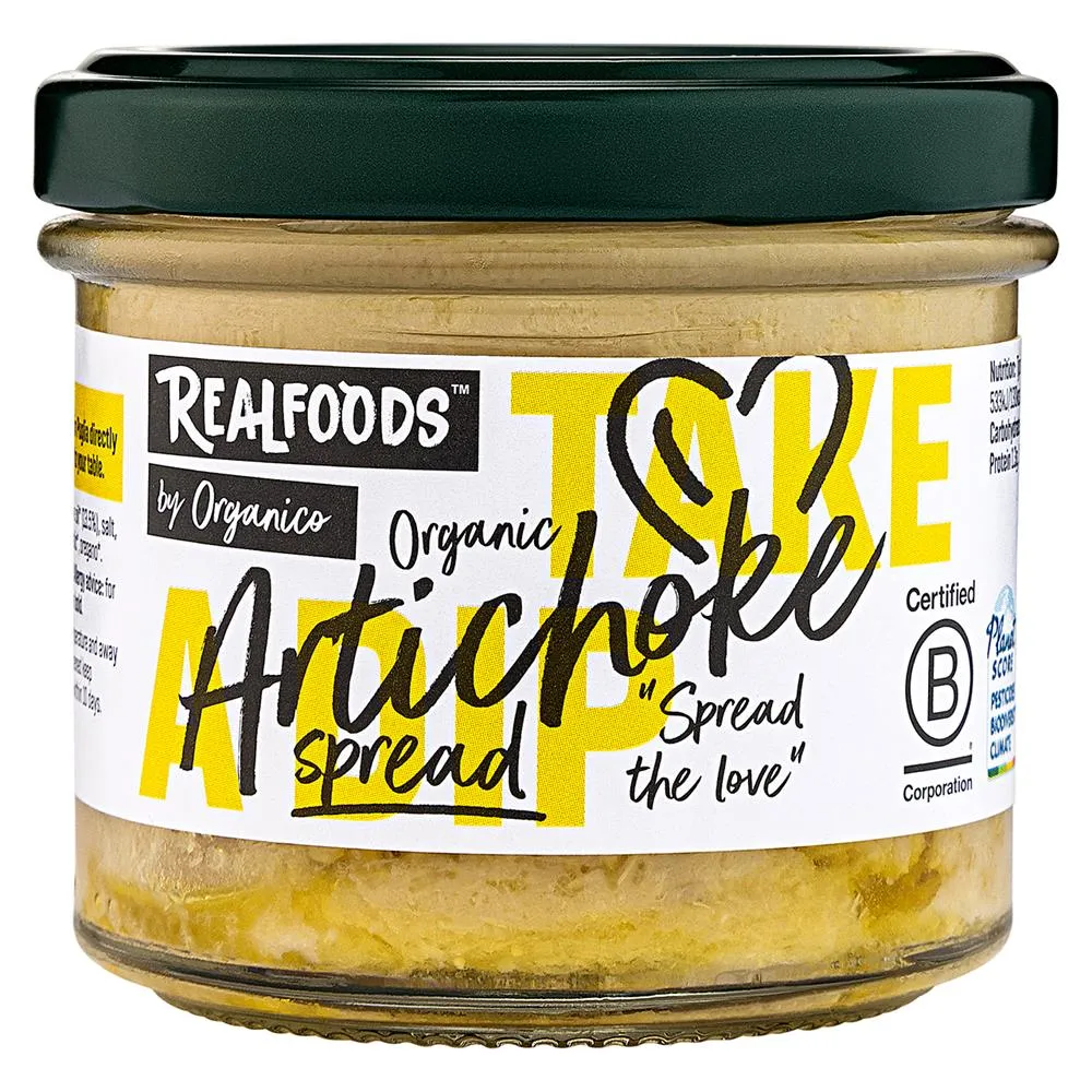 Organico Organic Spring Artichoke Spread and Dip 100g