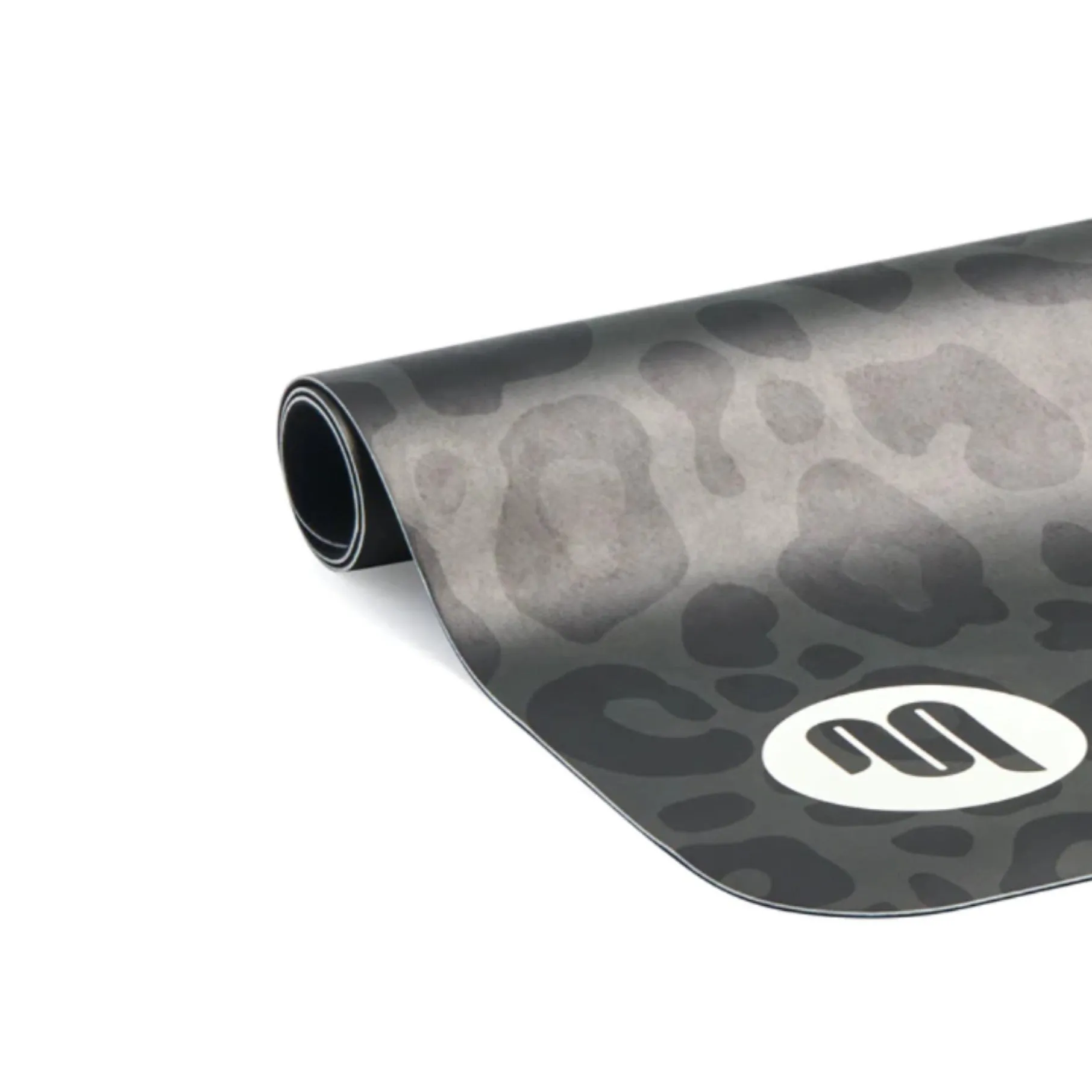 Pilates Reformer Mat - Black Cheetah