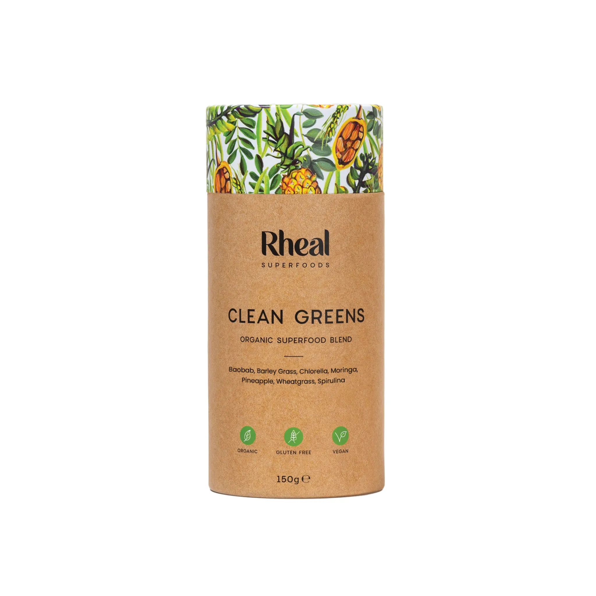 Rheal Superfoods Organic Superfood Blend - Clean Greens 150g