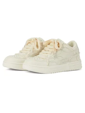 Sneakerhill Casual White Board Shoes - 1466