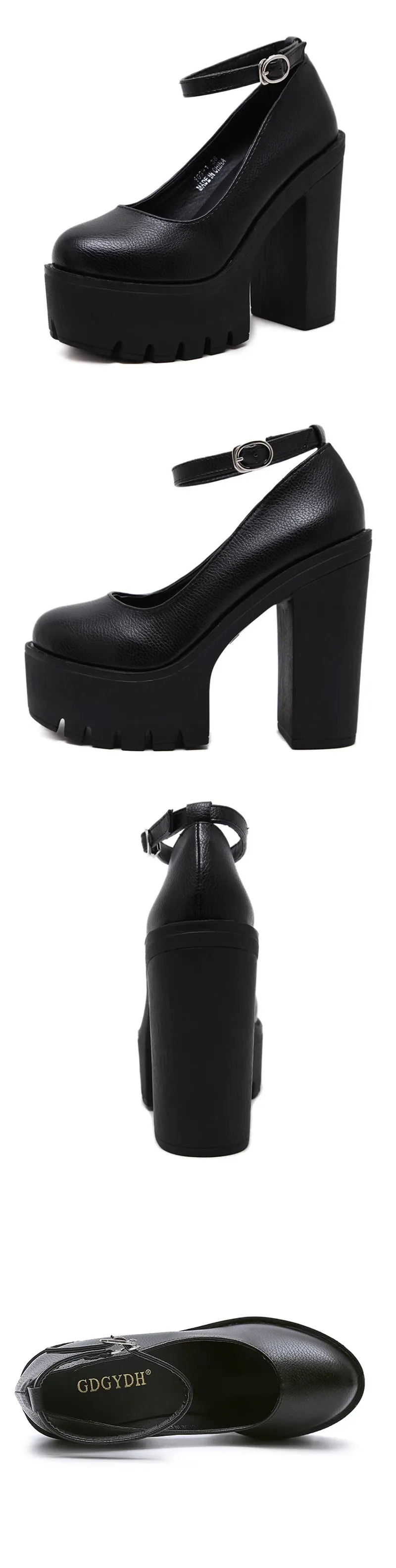 Spring autumn casual high-heeled shoes