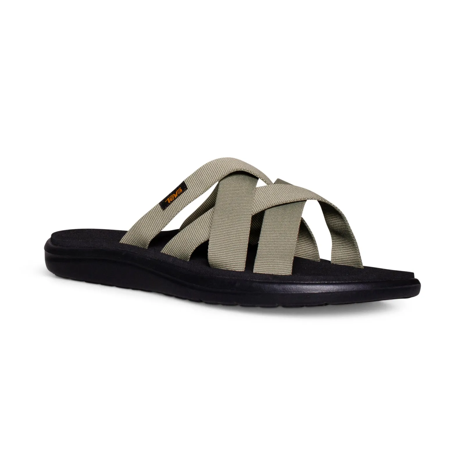 Teva Voya Slide Burnt Olive Flip Flops - Men's